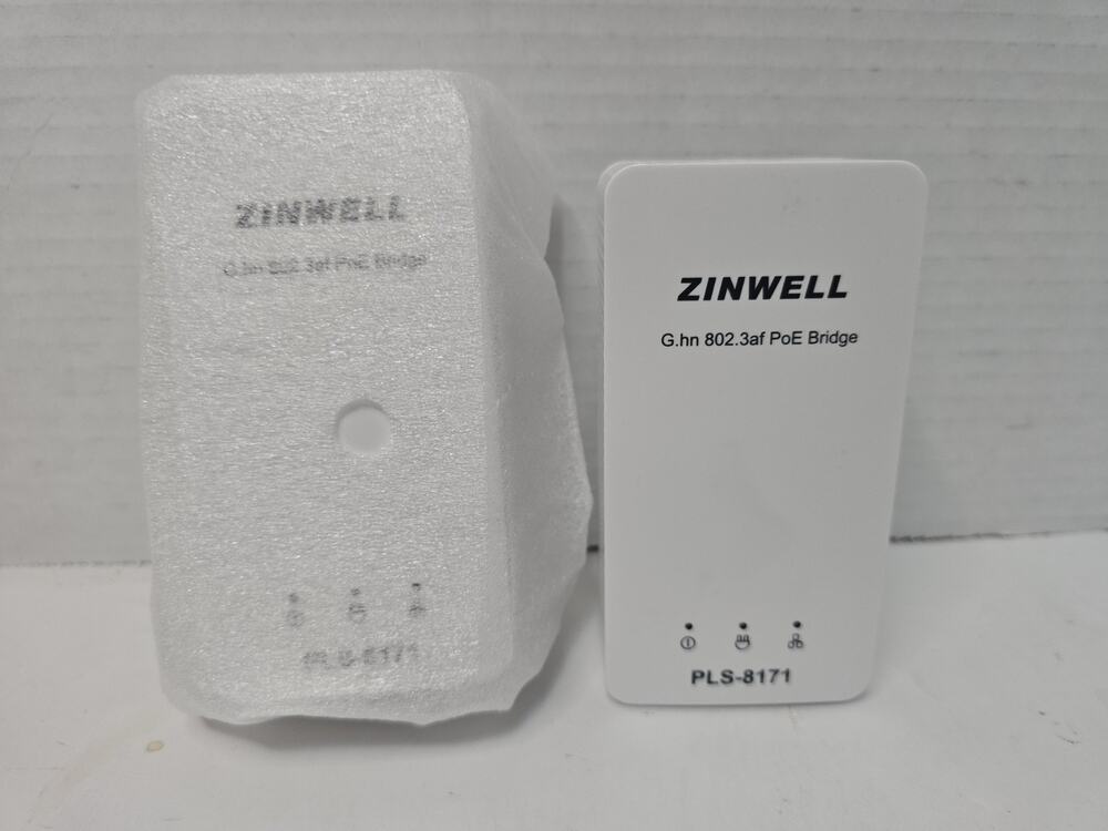 Vivint / Zin well G.hn 802.3af POE Bridge Ethernet Adapter PLS-8171 - SET OF 2